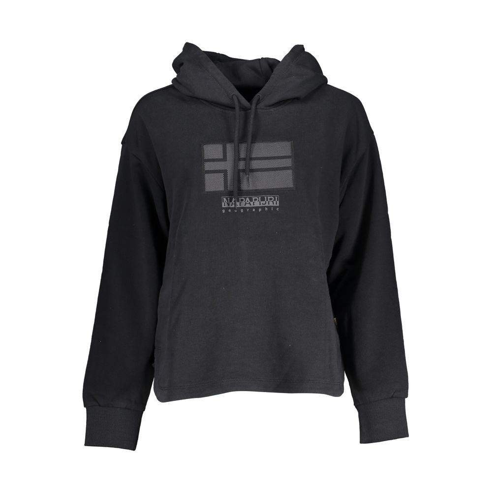 Napapijri Schwarzer Baumwollpullover für Frauen